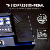 مولتی افکت flamma fx100FLAMMA FX100 Guitar Multi-effects Pedal with 55 Amp Models 151 Built-in Effects 80' Looper 40 Drum Machine 10 3rd Party IR Slots Headphone OTG for Home...