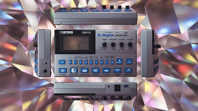 درام ماشین و ریتم باکس boss dr110 BOSS DR-110 Dr. Rhythm