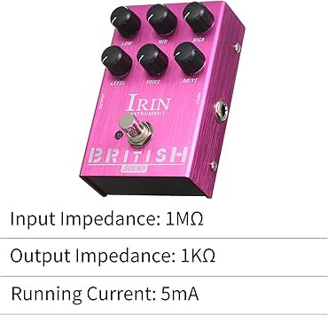 یونیت شبیه ساز کابینت irin british summina IRIN Mini Guitar Effect Pedal M-SHALL Speaker Simulator Cabinet Simulator Guitar Effector Pedal Speaker Simulation for Guitar Bass - British Sound Purple