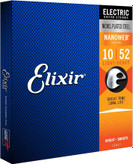 سیم گیتار الکتریک الکسیر 1052 Elixir Strings, Electric Guitar Strings, Nickel Plated Steel with NANOWEB Coating, Longest-Lasting Bright Tone with Comfortable Feel, 6 String Set, Light/Heavy 10-52