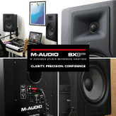 اسپیکر مانیتورینگ ام آدیو BX8 D3 M-Audio - BX8 D3 - Pair of 150W Pro 2-Way Studio Monitors with 8-inch Woofer for Music Production with Built-in Acoustic Space Control - Black