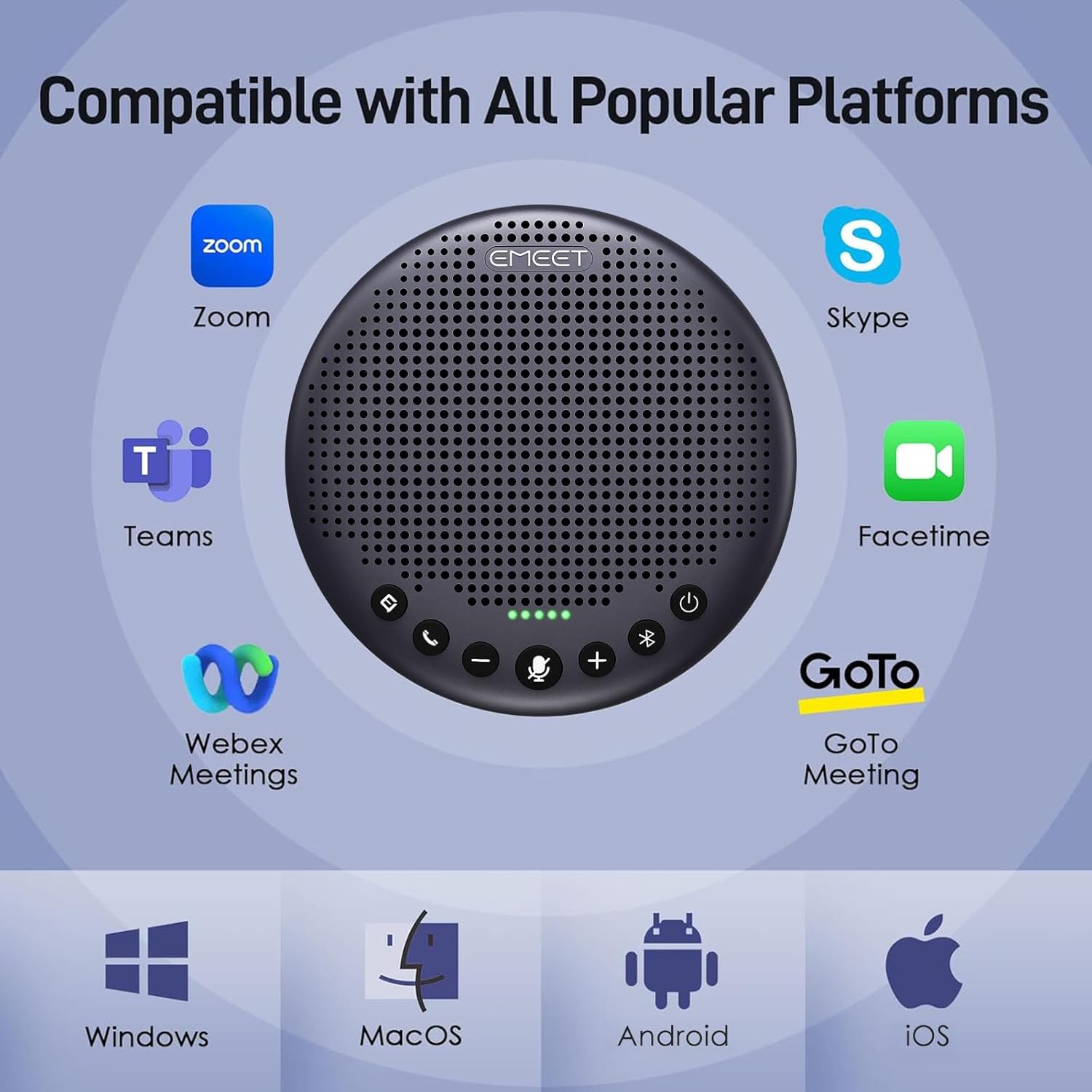 اسپیکر کنفرانس emeet luna plus