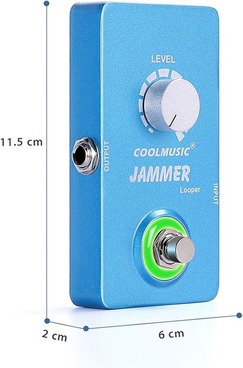 لوپر coolmusic jammer 10min Coolmusic Jammer Looper Effects Pedals 10 Minutes of Looping Unlimited Overdubs