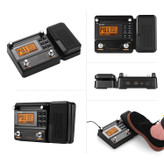 MU100 Guitar Multi-Effects Processor Electric Guitar Effect Pedal Supports 180s Loop Recording Tuner Tempo Rhythm Setting Scale & Chord Lesson Functions (BlackEU Plug) -Layfoo مولتی افکت muslady mu100