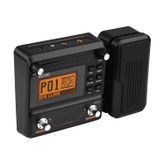 MU100 Guitar Multi-Effects Processor Electric Guitar Effect Pedal Supports 180s Loop Recording Tuner Tempo Rhythm Setting Scale & Chord Lesson Functions (BlackEU Plug) -Layfoo مولتی افکت muslady mu100