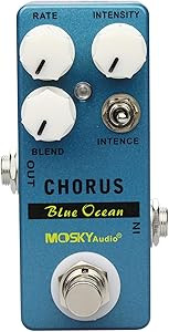 یونیت افکت کروس mosky blue ocean chorus MOSKYAudio Mini Blue Ocean Chorus Guitar Effect Pedal Single Pedal Effect True Bypass
