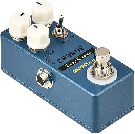 یونیت افکت کروس mosky blue ocean chorus MOSKYAudio Mini Blue Ocean Chorus Guitar Effect Pedal Single Pedal Effect True Bypass