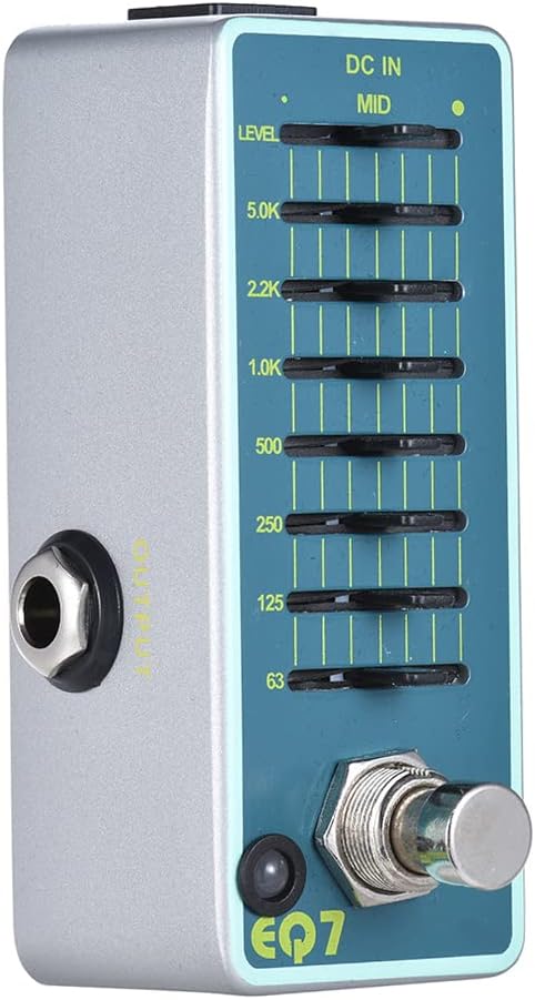 یونیت اکولایزر sasuori eno eq Sasuori ENO Guitar Equalizer Effect Pedal 7-Band EQ Full Metal Shell True Bypass EX EQ7