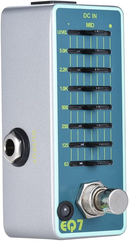 یونیت اکولایزر sasuori eno eq Sasuori ENO Guitar Equalizer Effect Pedal 7-Band EQ Full Metal Shell True Bypass EX EQ7