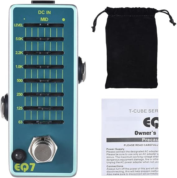 یونیت اکولایزر sasuori eno eq Sasuori ENO Guitar Equalizer Effect Pedal 7-Band EQ Full Metal Shell True Bypass EX EQ7