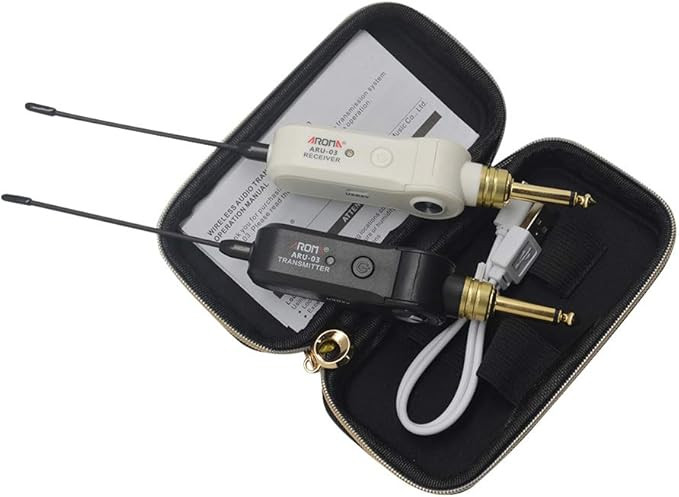 وایرلس حرفه ای Aroma aru03 Aroma ARU03 Wireless Transmitter and Receiver System for Guitar