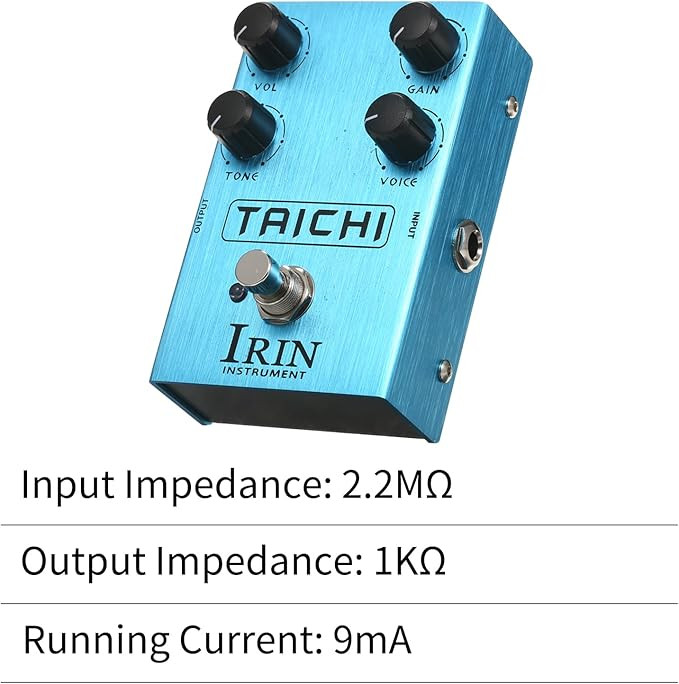 افکت اوردرایو ایرین Taichi - صدایی قدرتمند برای گیتارنوازان