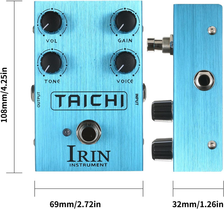 افکت اوردرایو ایرین Taichi - صدایی قدرتمند برای گیتارنوازان