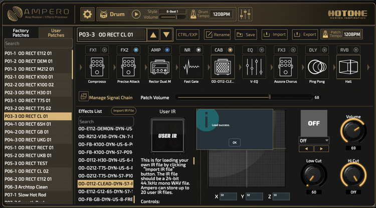 مولتی افکت Hotone ampro one pro Hotone Ampero One pro - Amp Modeler & Effects Processor