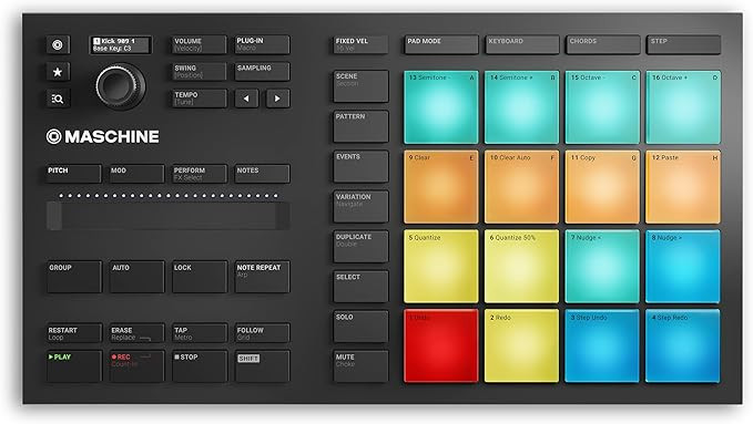 دی جی کنترلر Maschine Mikro MK3 Native Instruments Maschine Mikro Mk3 Drum Controller, 25707