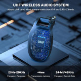 وایرلس گیتار لکاتو lekato lity l6 LEKATO Wireless Guitar System Rechargeable Transmitter & Receiver Digital System Cordless Guitar Cable Bass Jack Lead L6