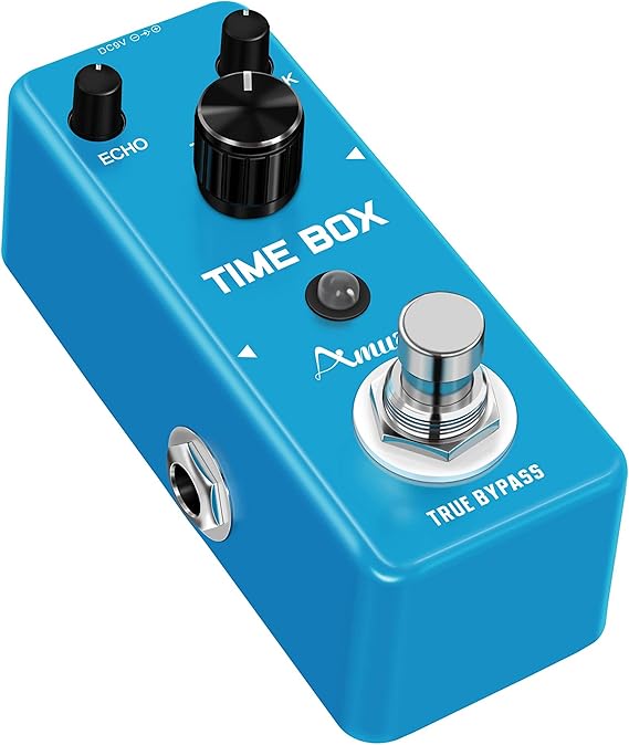 افکت یونیت دیلی Amuzik  Amuzik Analog Delay Pedal Guitar Delay Effects Pedals Vintage Delay Effect with True Bypass Full Metal Shell Switching