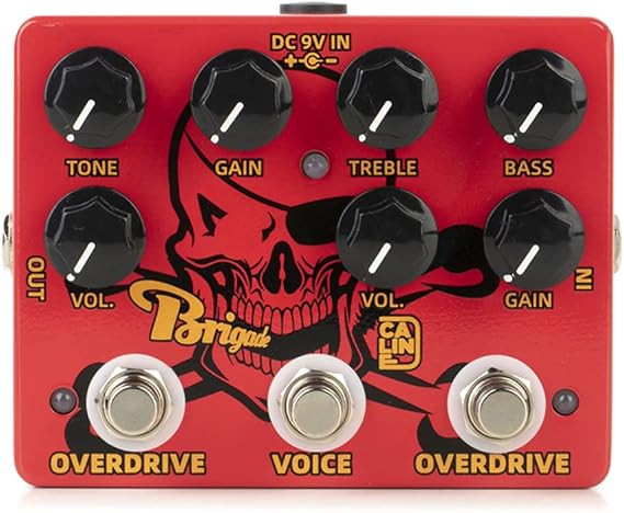 افکت overdrive کالین dcp 07 Caline DCP-07 Brigade Dual Overdrive Guitar Effect Pedal