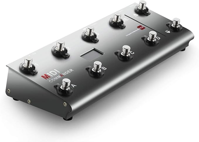 میدی کنترلر melo audio midi commander MeloAudio MIDI Commander Guitar Floor Multi-Effects Portable and 8 Host Presets