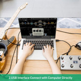 میدی کنترلر melo audio midi commander MeloAudio MIDI Commander Guitar Floor Multi-Effects Portable and 8 Host Presets