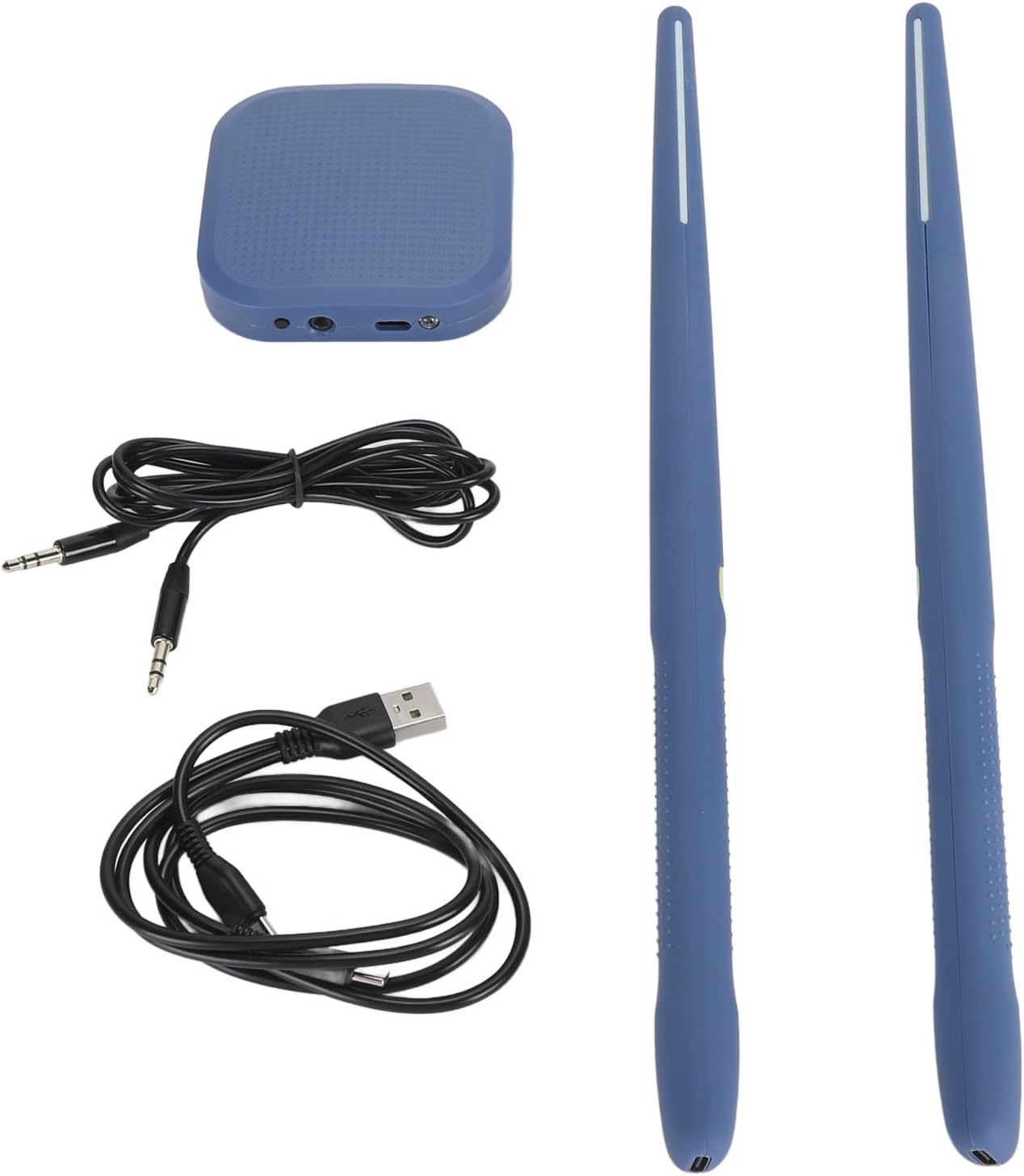 درام مجازی happy freedom Virtual Air Drum Set, Bluetooth RGB Electric Air Drum Sticks with 8 Sound, 3D Motion Sensing, Portable Rechargeable Drumsticks, for Beginners Kids Adults