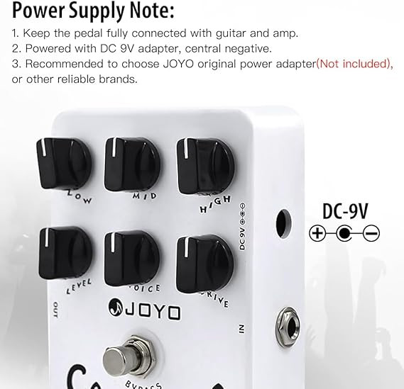 پدال افکت overdrive distortion amp sim joyo california