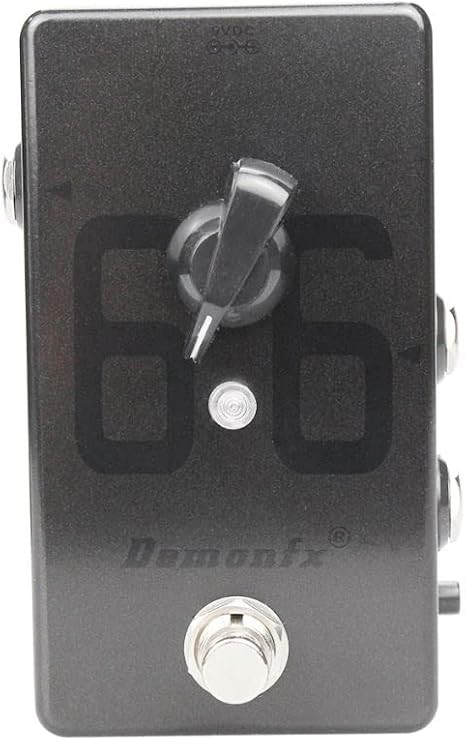 بوستر Demonfx 66 Boost Pedal w/ Channel Switching latch Fast US Ship No International wait times