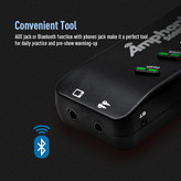 vپلاگین مولتی افکت بلوتوث دار sonicake Amphonix SONICAKE Guitar Headphone Amp Plug-in USB Rechargable Portable Pocket Guitar Amplifier with Bluetooth Multi-Effects Clean Overdrive Distortion Modulation Delay and Reverb