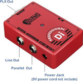 یونیت اکتیو ضبط حرفه ای dolamo Electric Guitar Professional Effect Pedal True Bypass Active DI Box - DC 9V Regular Adapter with XLR Out Line in Line Out Parallel Out