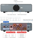 پری امپلیفایر Aiyima a07max AIYIMA A07 MAX 2 Channel Stereo Amplifier Home Audio 300W*2 TPA3255 Class D Power Amp/Bridgeable Mono Amplifier 600 Watt with 3.5mm Line Output for Passive Bookshelf Speakers+DC36V 6A Power Adapter