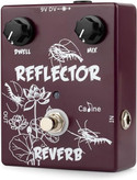 یونیت افکت ریورب کالین caline reverb reflector Caline Reverb Guitar Effects Pedal with True Bypass Aluminum Alloy Housing Reflector Brown CP-44