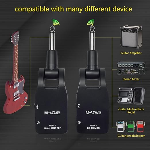 وایرلس گیتار m vave wp01