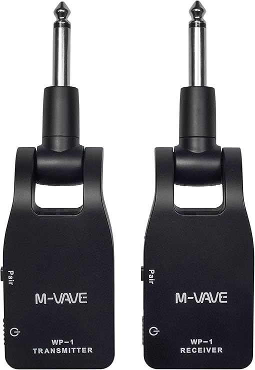 وایرلس گیتار m vave wp01 M-VAVE Wireless Guitar System – Superior Guitar Transmitter Receiver with 2.4G Wireless Technology, Enhancing Your Musical Performance with No Cables Needed