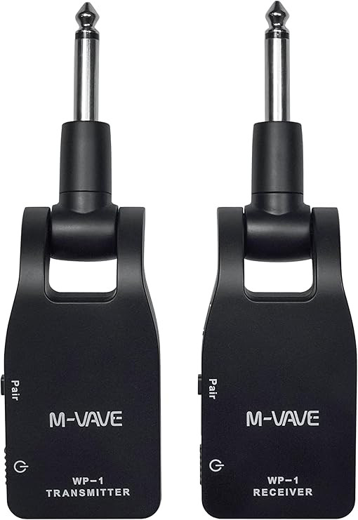 وایرلس گیتار m vave wp01 M-VAVE Wireless Guitar System – Superior Guitar Transmitter Receiver with 2.4G Wireless Technology, Enhancing Your Musical Performance with No Cables Needed
