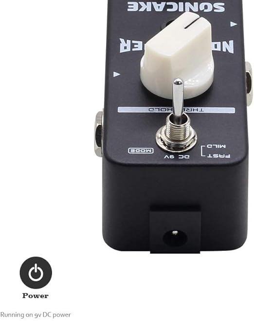 SONICAKE Noise Gate Effects Pedal Guitar Pedal Suppressor Noise Wiper Guitar Effects Pedal 2 Modes True Bypass