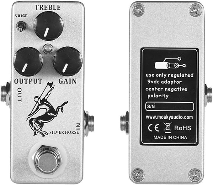 افکت یونیت over drive mosky silver horse