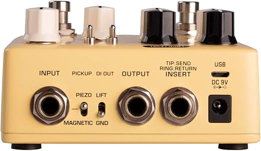 NUX Stageman Floor Acoustic Preamp/DI Pedal with Reverb/Chorus Effects and Looper
