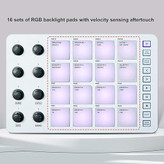 میدی کنترلر کیبورد کنترلر بلوتوث m vave smc pad