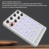 میدی کنترلر کیبورد کنترلر بلوتوث m vave smc pad