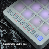 میدی کنترلر کیبورد کنترلر بلوتوث m vave smc pad