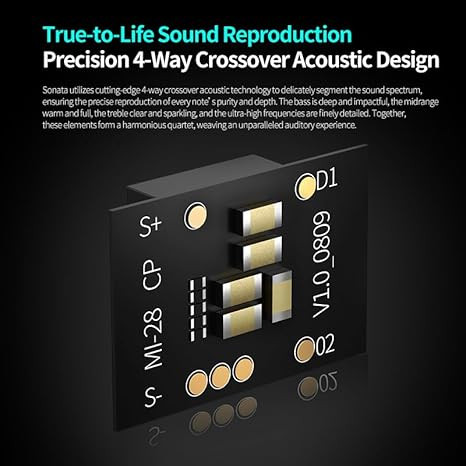 ایر مانیتور kz sonata14 Hifi KZ Sonata 14 Balanced Armature Drivers Headphone,in-Ear Monitor Earbuds for Audiophile s,KZ Flagship Balanced HiFi Earphones (with Switches, Black)