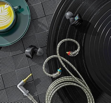 ایر مانیتور fiio FH3 FiiO FH3 HiFi Earphones 3 Drivers (1 Dynamic + 2 Knowles BA), in-Ear Earphones High Resolution, Bass Sound, High Fidelity for Smartphone/PC/Tablet