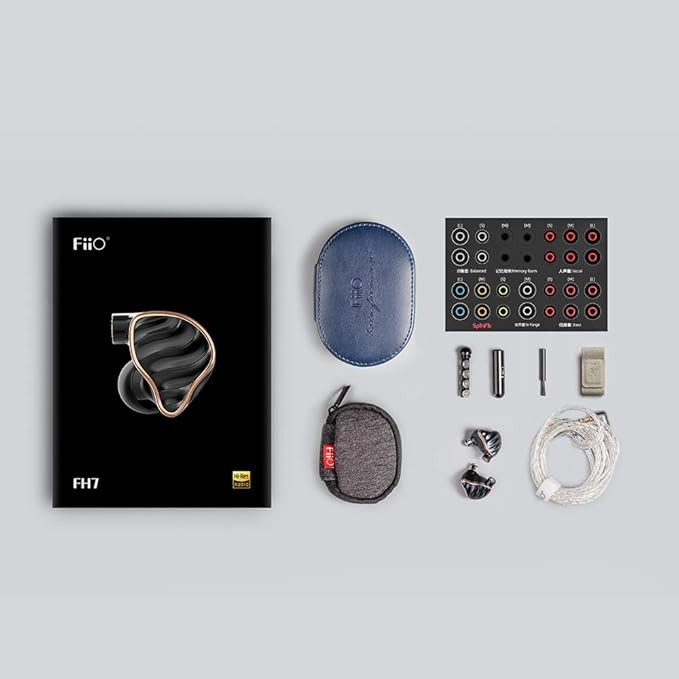fiio FH7 Hybrid 4BA 1Dynamic Driver Flagship In Ear Monitor’s