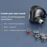 iio FH7 Hybrid 4BA 1Dynamic Driver Flagship In Ear Monitor’s