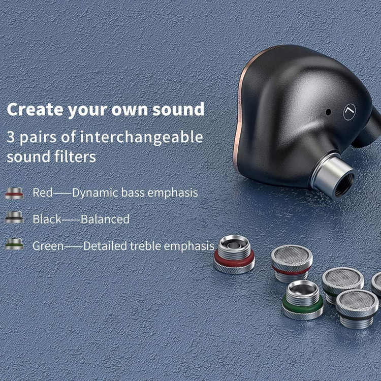 iio FH7 Hybrid 4BA 1Dynamic Driver Flagship In Ear Monitor’s