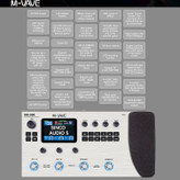 مولتی افکت m vave mk300 MK-300 Guitar Multi-Effects Processor Pedal with 320+ Effects,160 Presets,Looper, Expression Pedal, Drum Machine,MIDI Port, IR Loader,Neural Network Modeling,Guitar/Bass