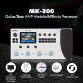 مولتی افکت m vave mk300 MK-300 Guitar Multi-Effects Processor Pedal with 320+ Effects,160 Presets,Looper, Expression Pedal, Drum Machine,MIDI Port, IR Loader,Neural Network Modeling,Guitar/Bass