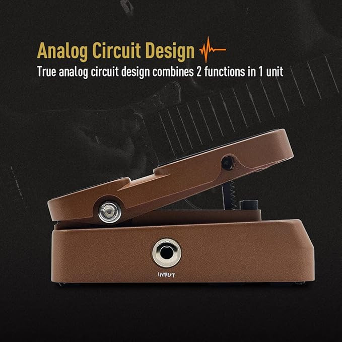 SONICAKE Passive Volume & Expression EXP Pedal, Mini Guitar Volume Pedal - Vexpress