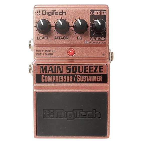 افکت Digitech main sqeeze کمپرسور و ساستین DigiTech XMS Main Squeeze Compressor, Sustainer Pedal