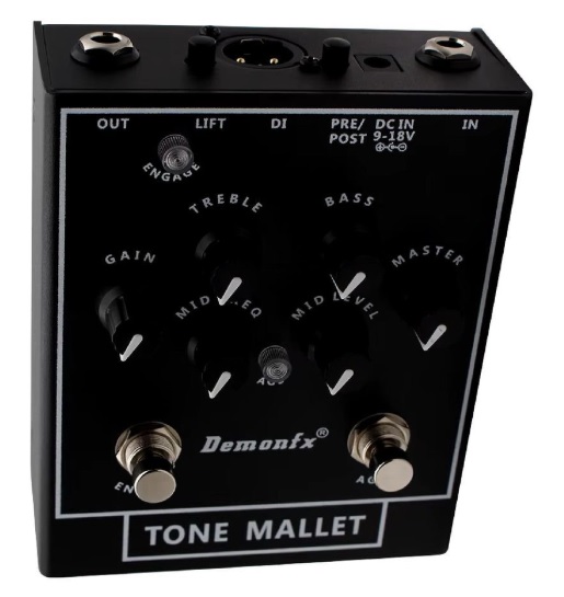 Demon FX Tone Mallet Bass PreAmp Boost/OD